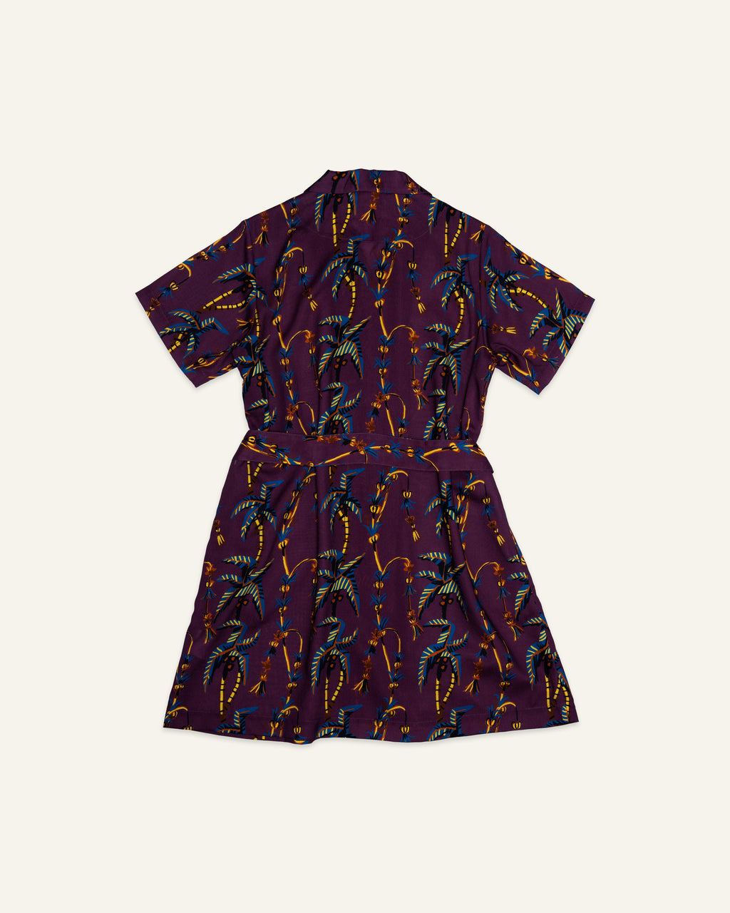 Penjor Shirt Dress Purple