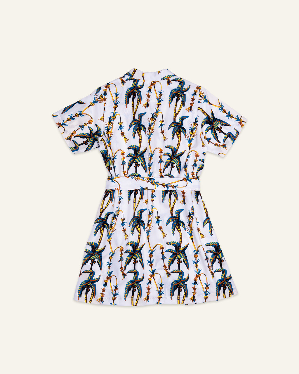 Penjor Shirt Dress Off White