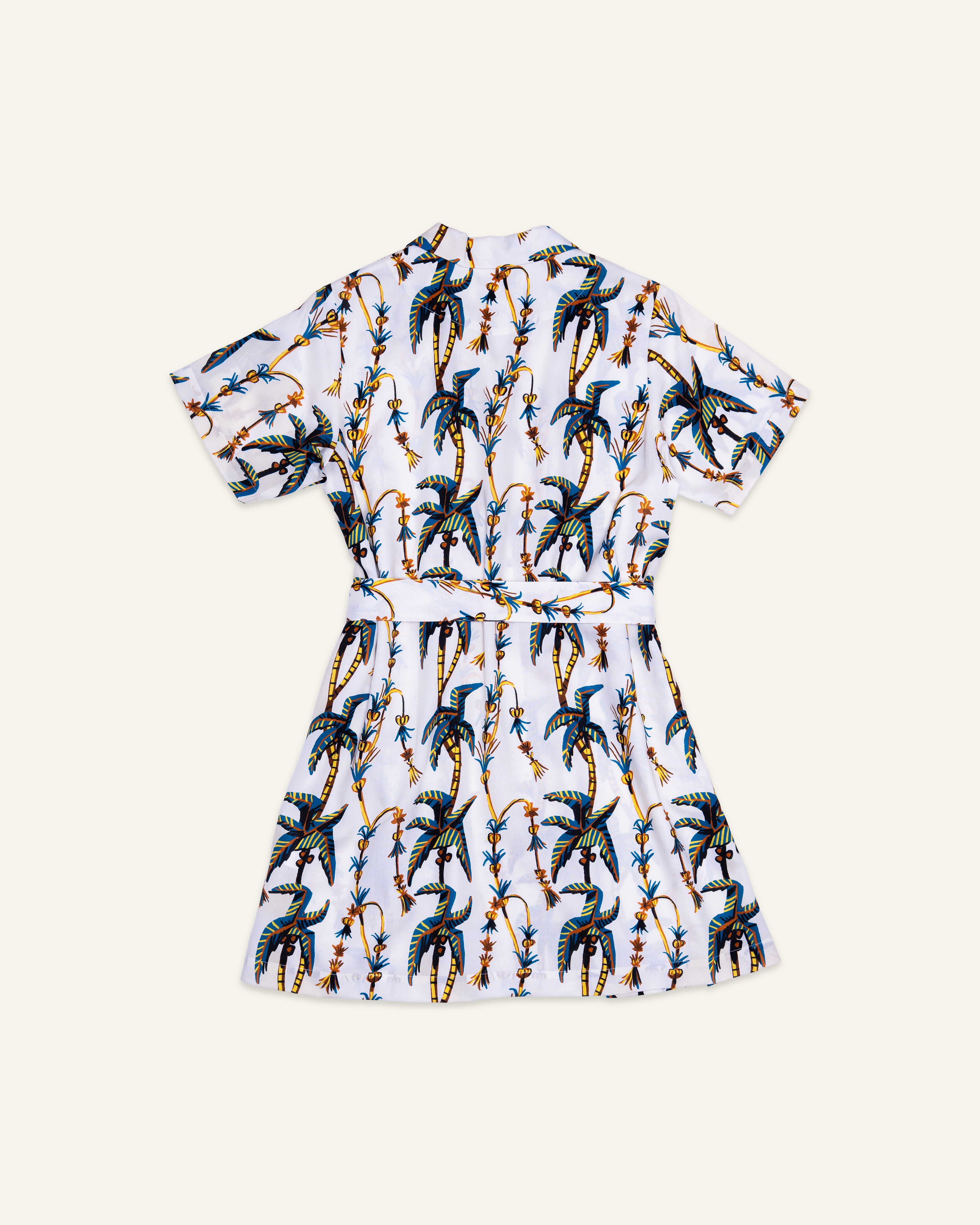Penjor Shirt Dress Off White