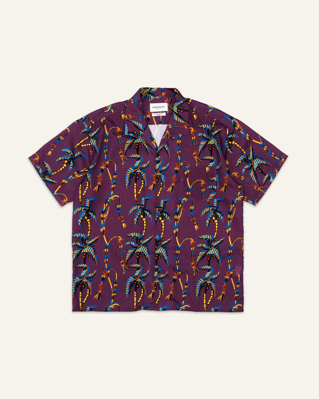 Penjor Short Sleeve Shirt Purple