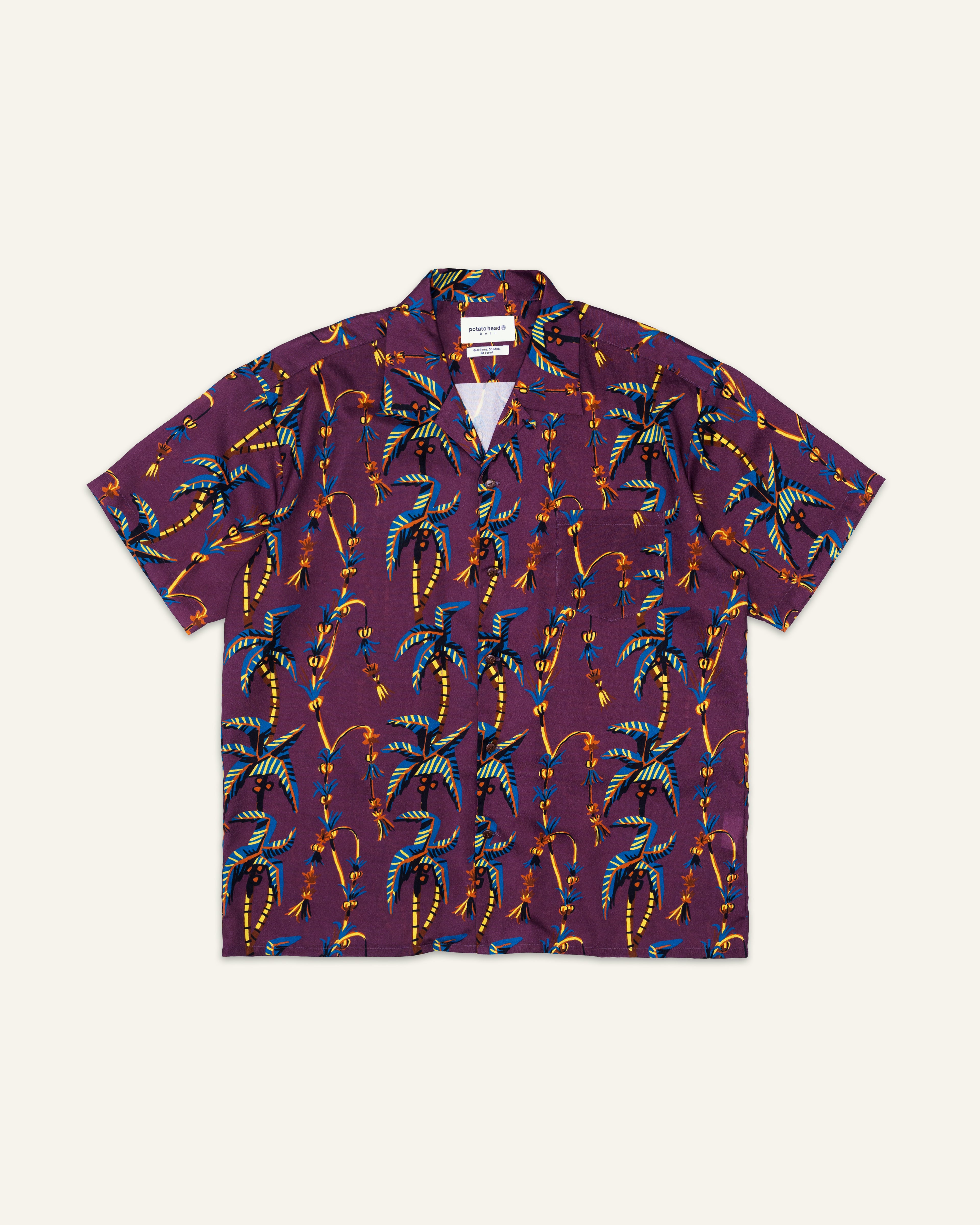 Penjor Short Sleeve Shirt Purple