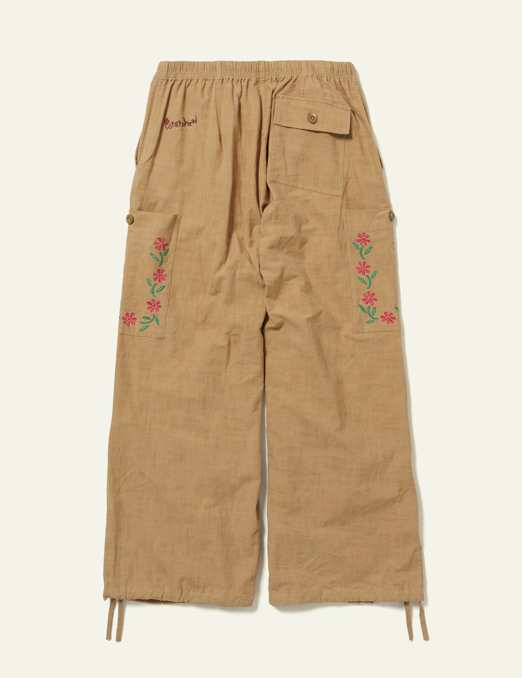Embroidered Cargo Pants (Mango)