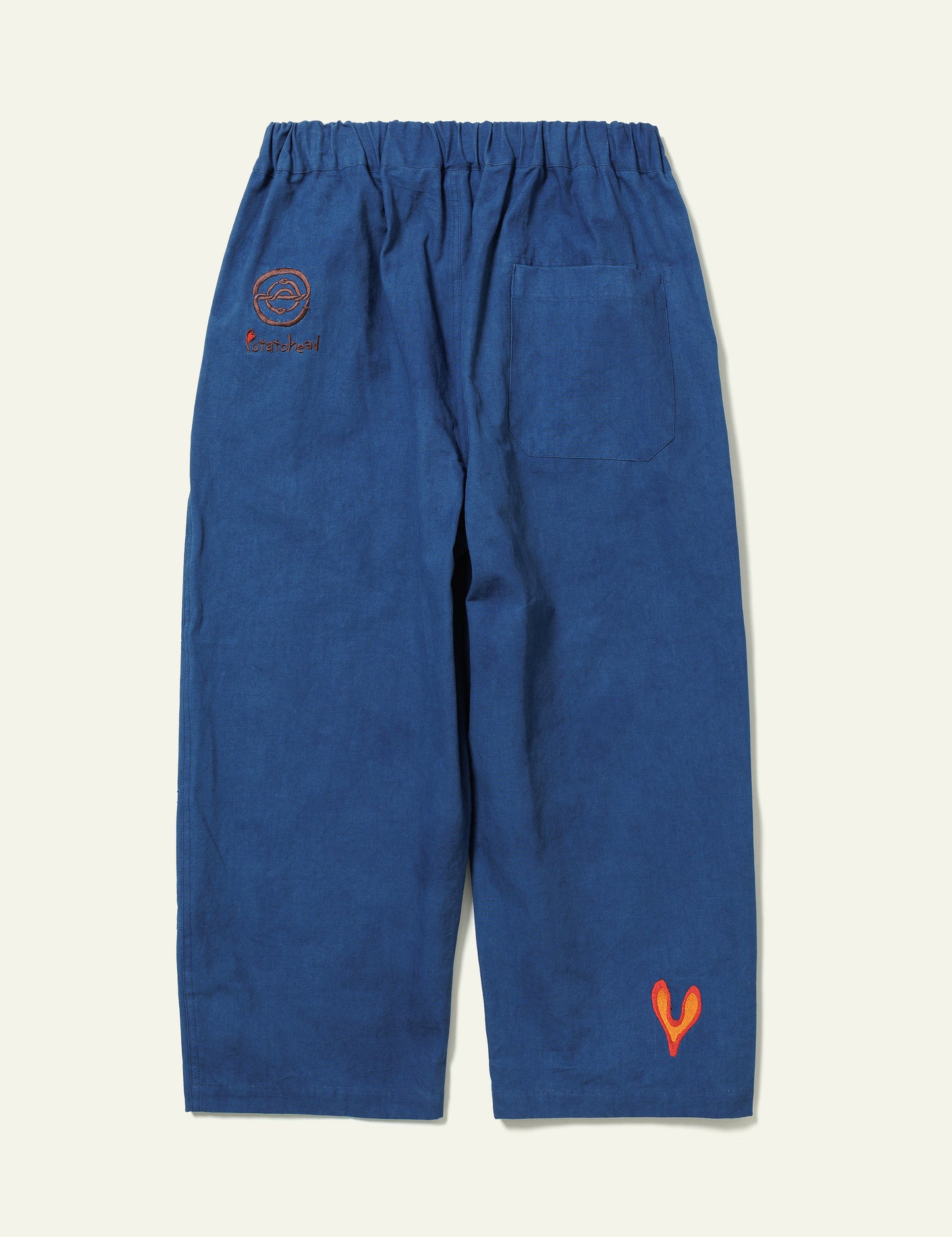 Natural Dyed Work Pants (Indigo)