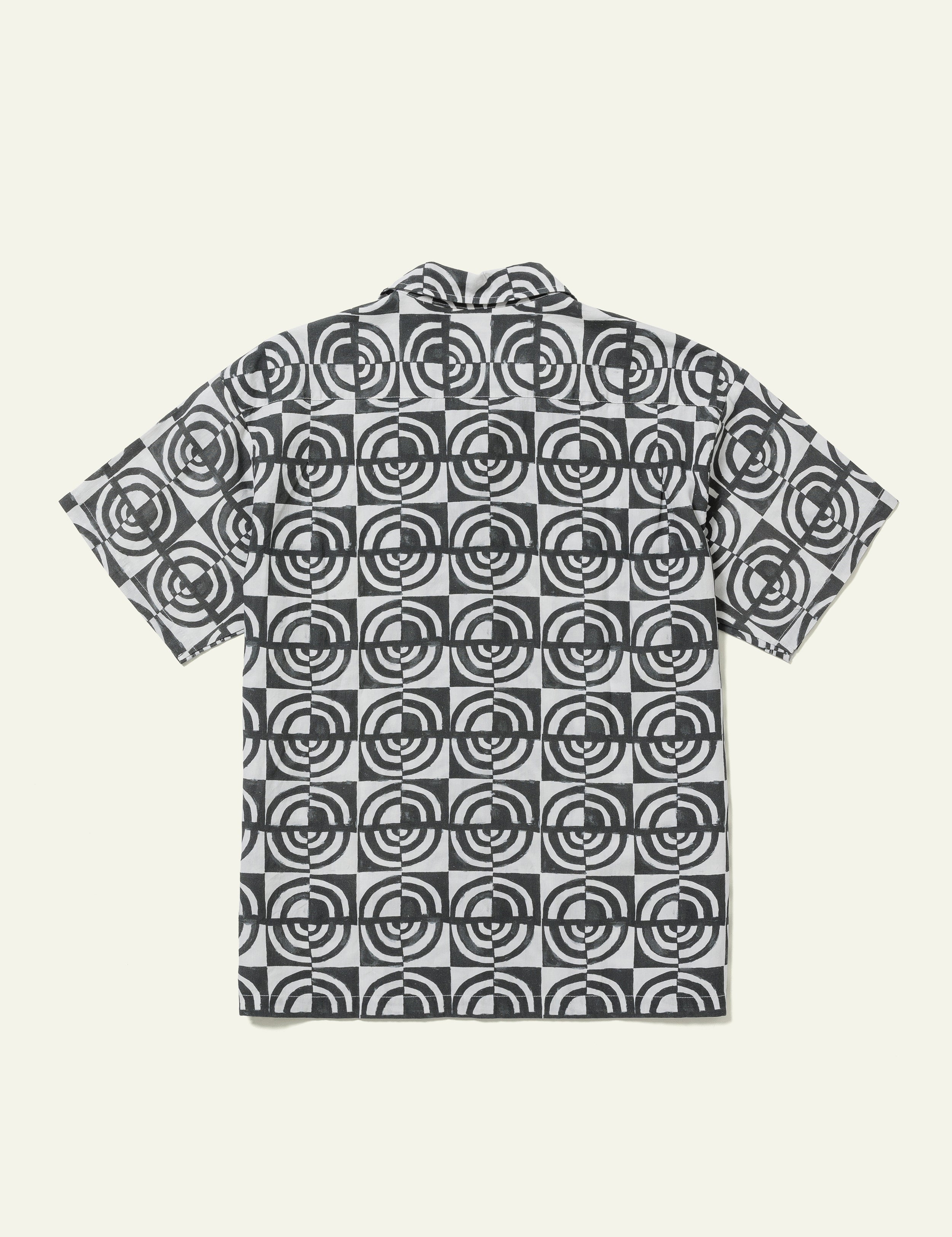 Monogram Block Print Short Sleeve Shirt