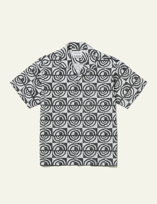 Monogram Block Print Short Sleeve Shirt