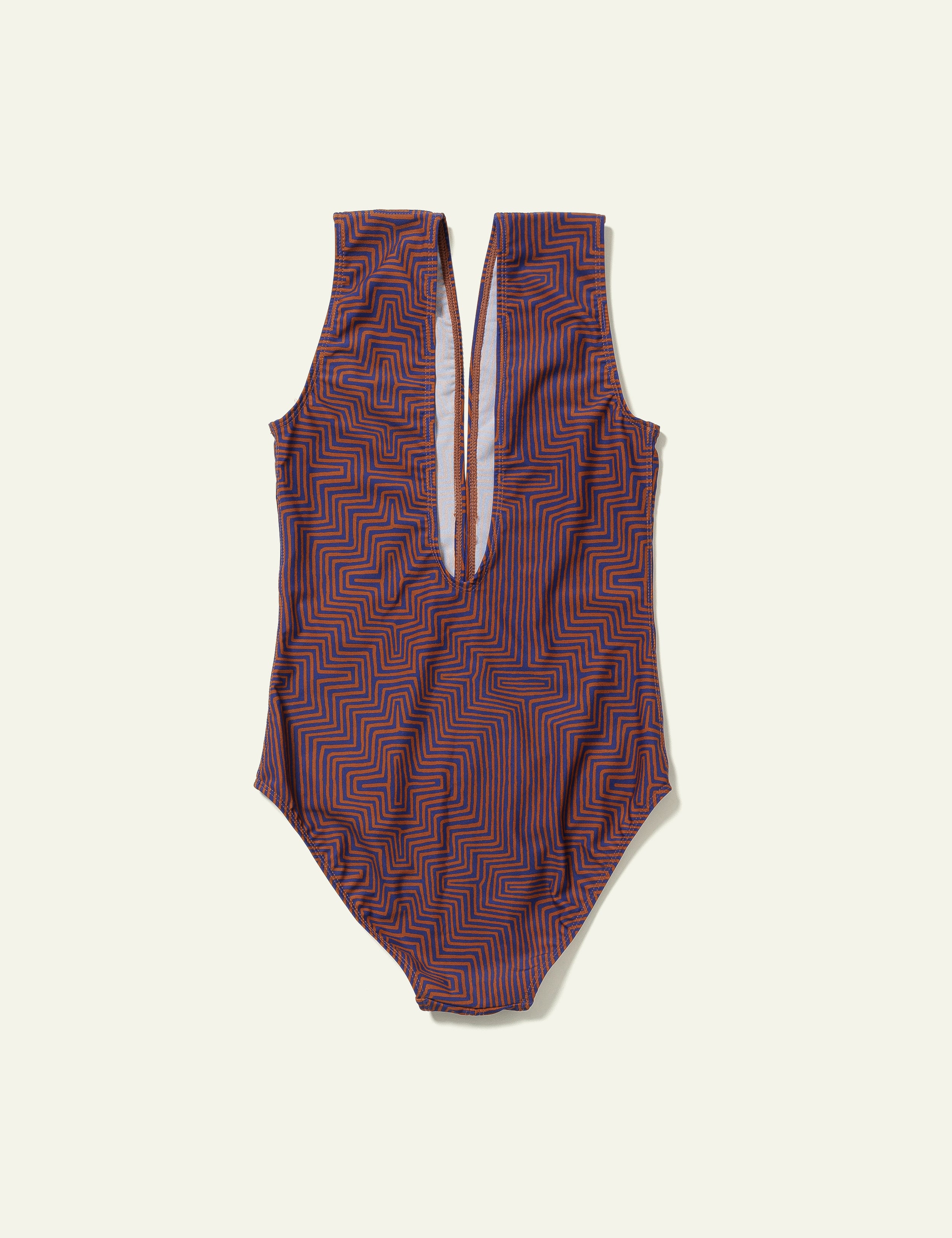 Printed Swimsuit (Geometric)