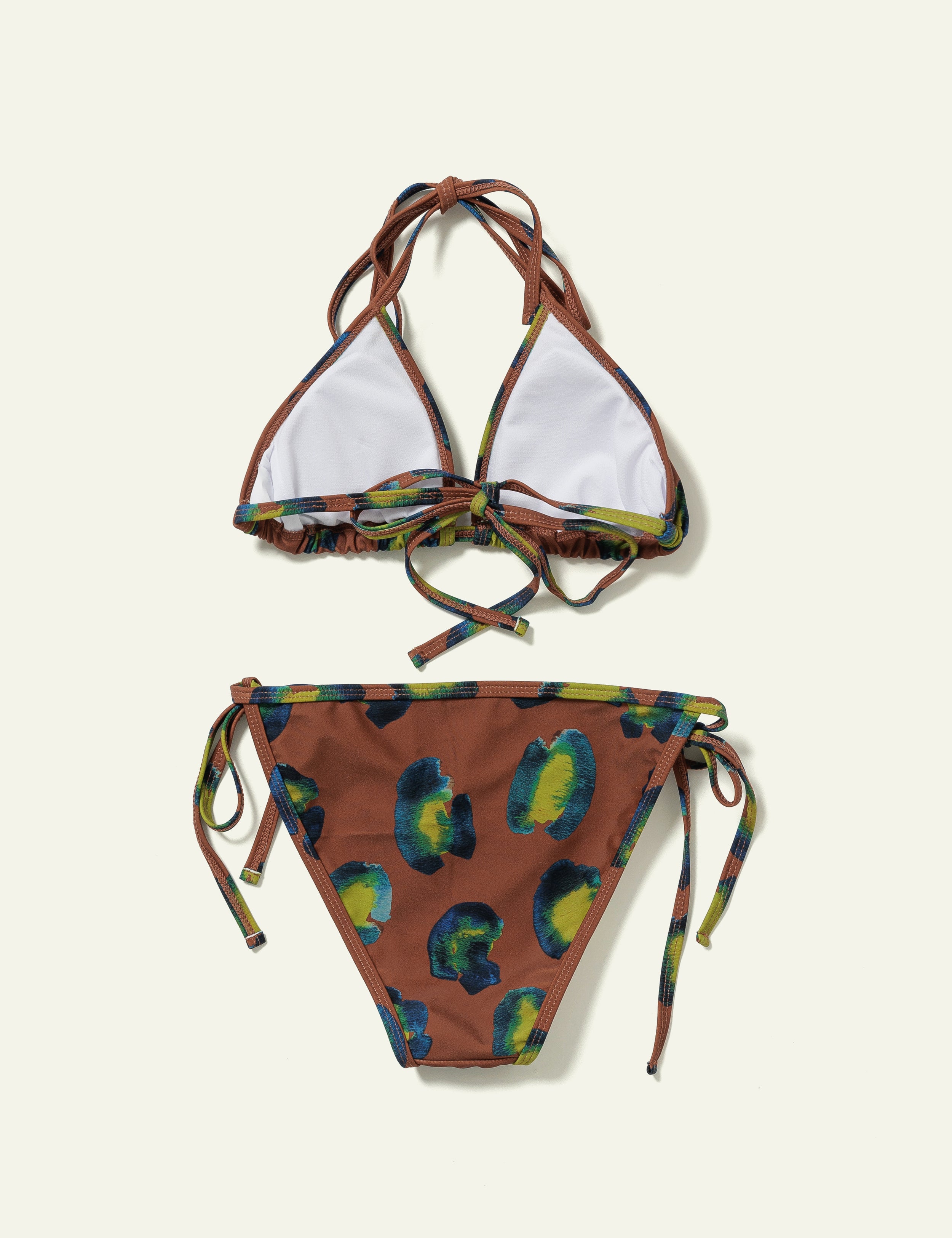 Printed Bikini (Animal Brown)