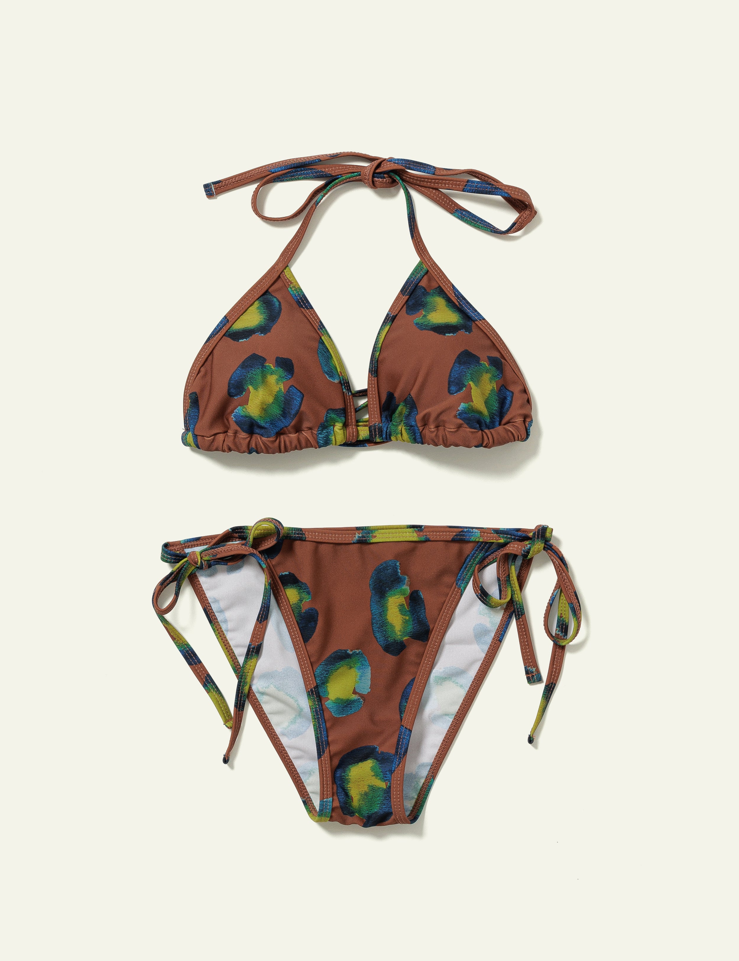 Printed Bikini (Animal Brown)