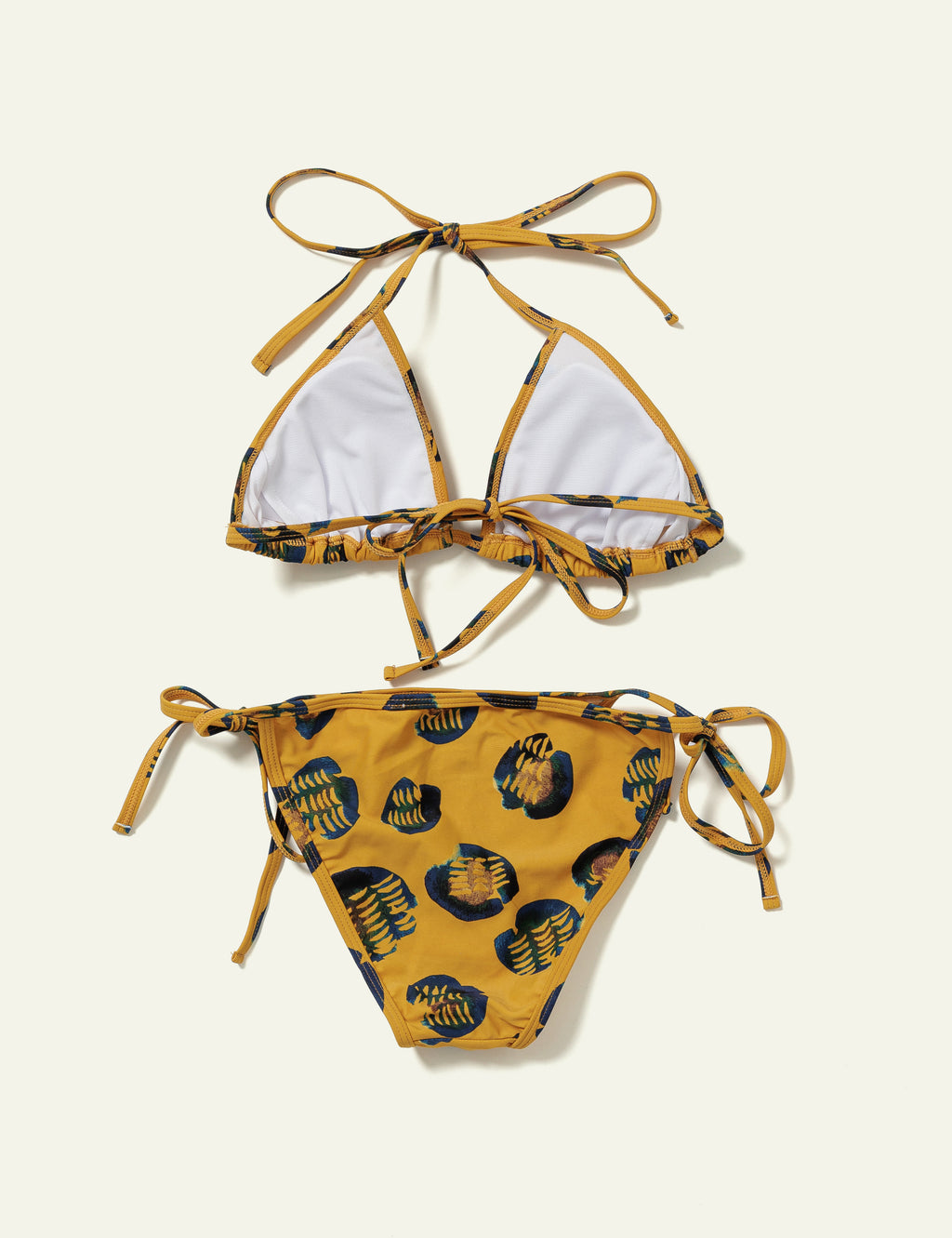 Printed Bikini (Animal Mustard)