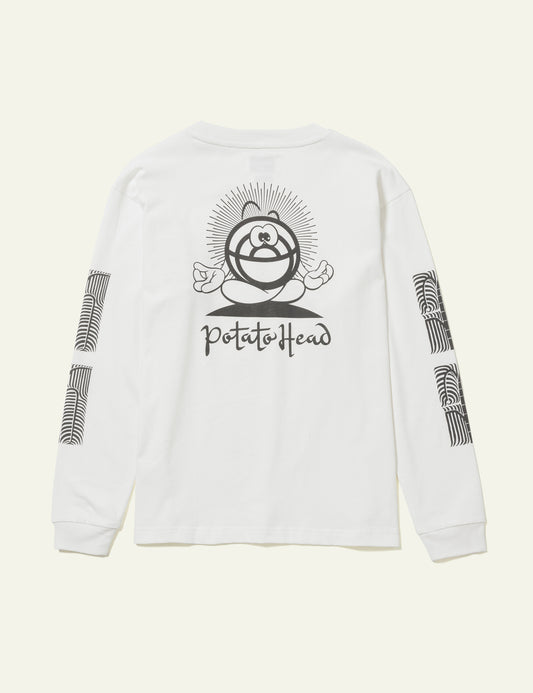 Chakra-Bli Made Long Sleeve T-Shirts (Off White)