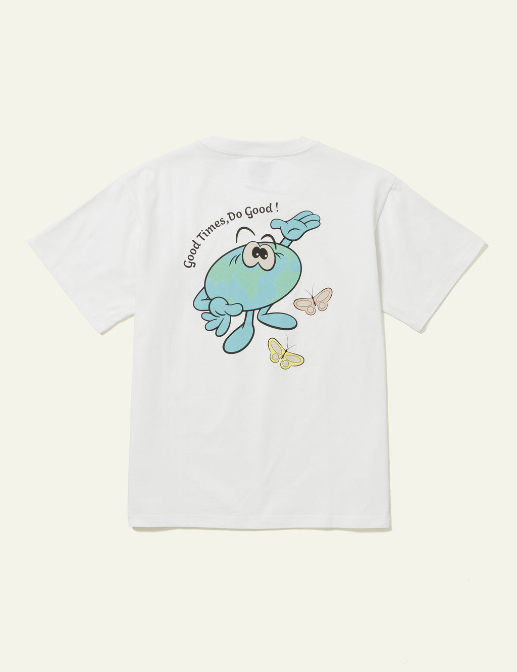 Eco Friends-Bli Made Short Sleeve T-Shirts (Off White)