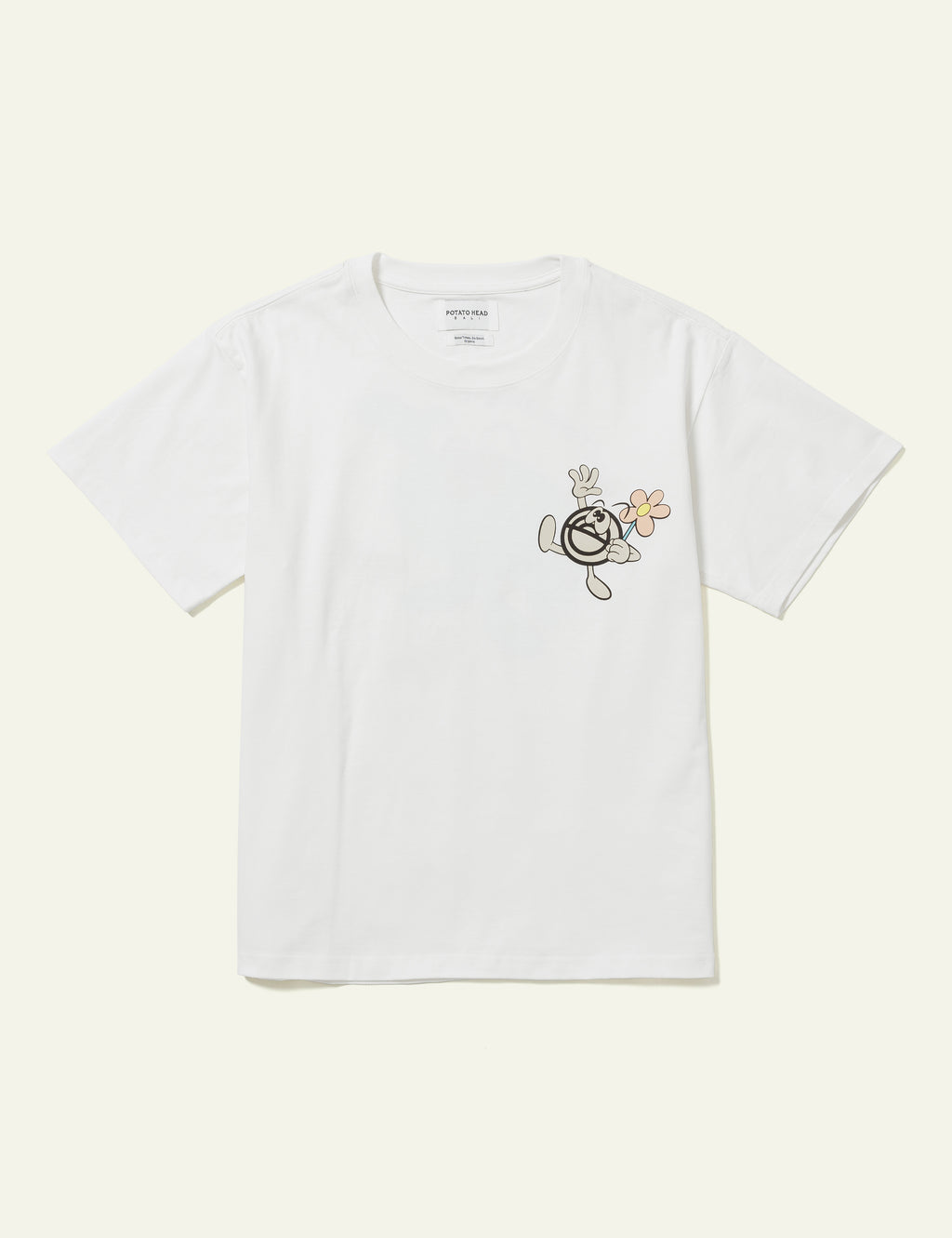 Eco Friends-Bli Made Short Sleeve T-Shirts (Off White)