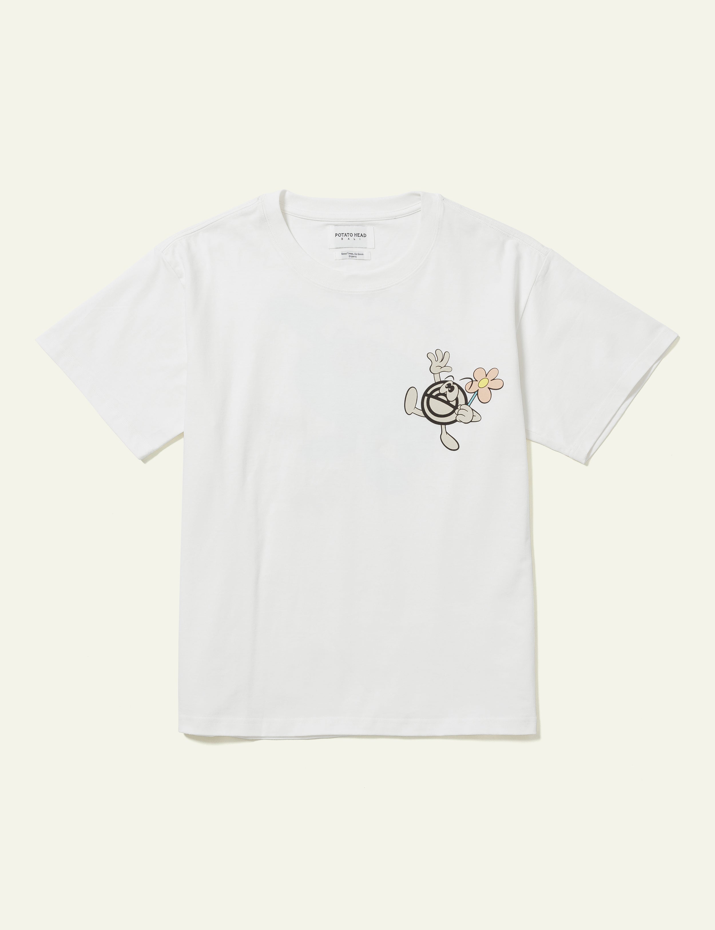 Eco Friends-Bli Made Short Sleeve T-Shirts (Off White)