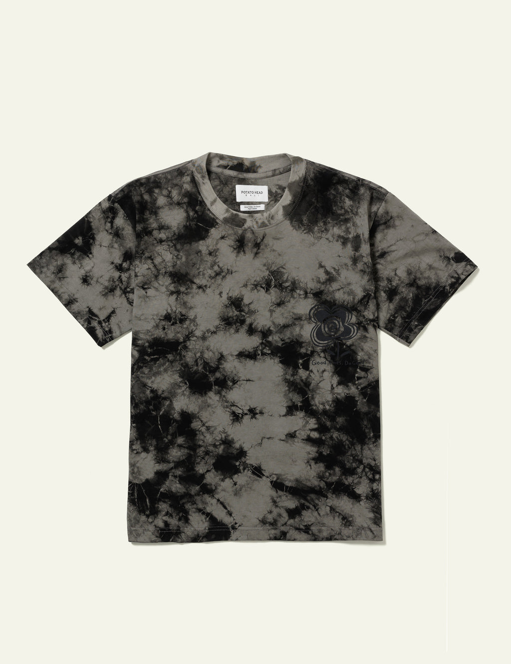 Potato Head Beach Club Short Sleeve T-Shirts (White x Light Grey)