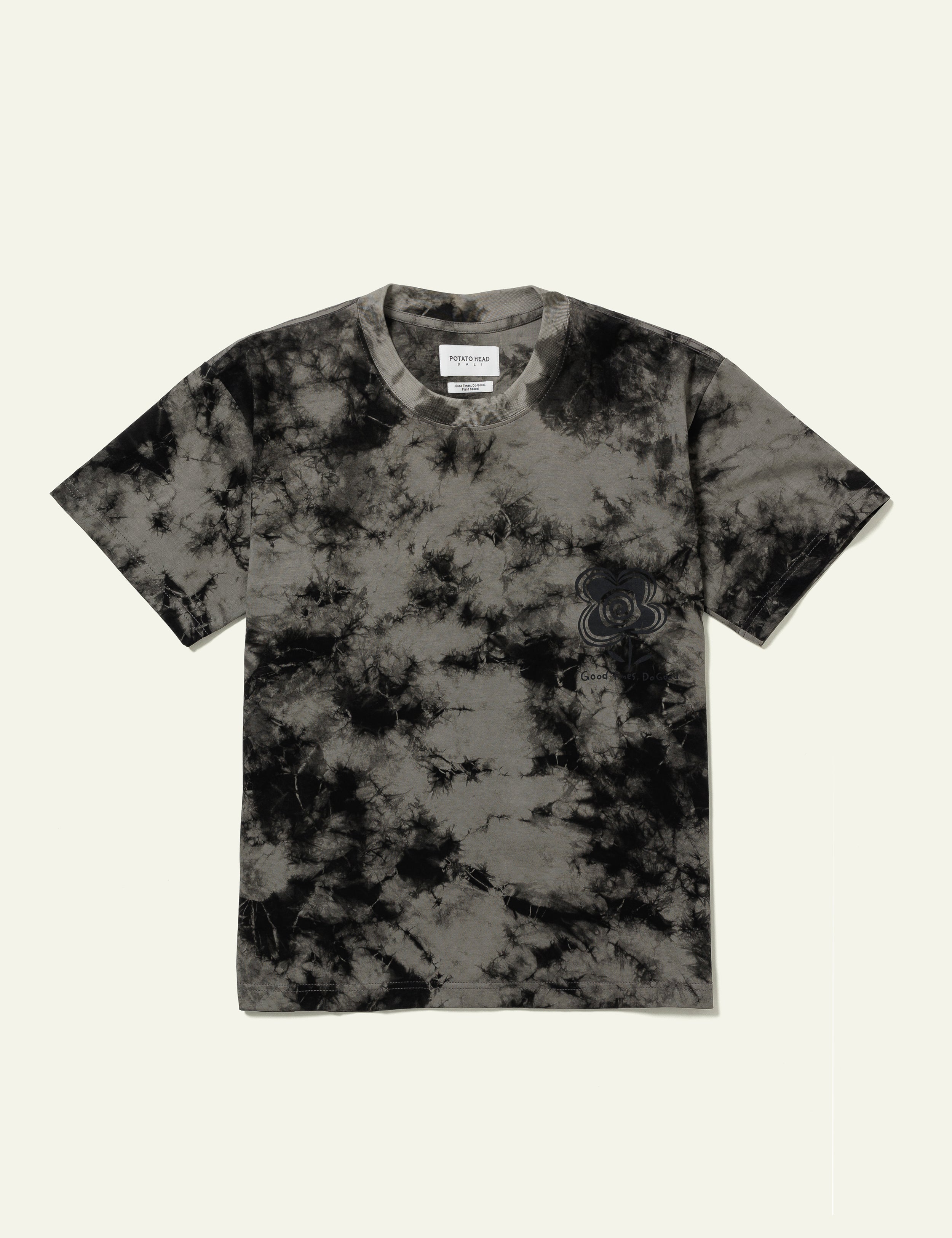 Potato Head Beach Club Short Sleeve T-Shirts (White x Light Grey)