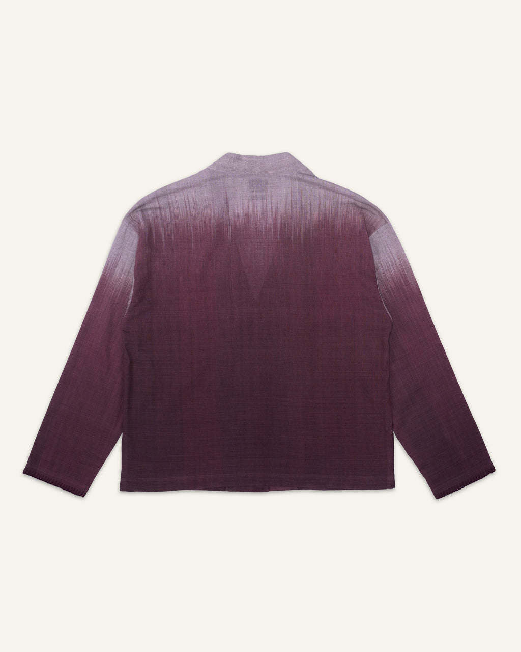 Wrap Ikat Cardigan Burgundy