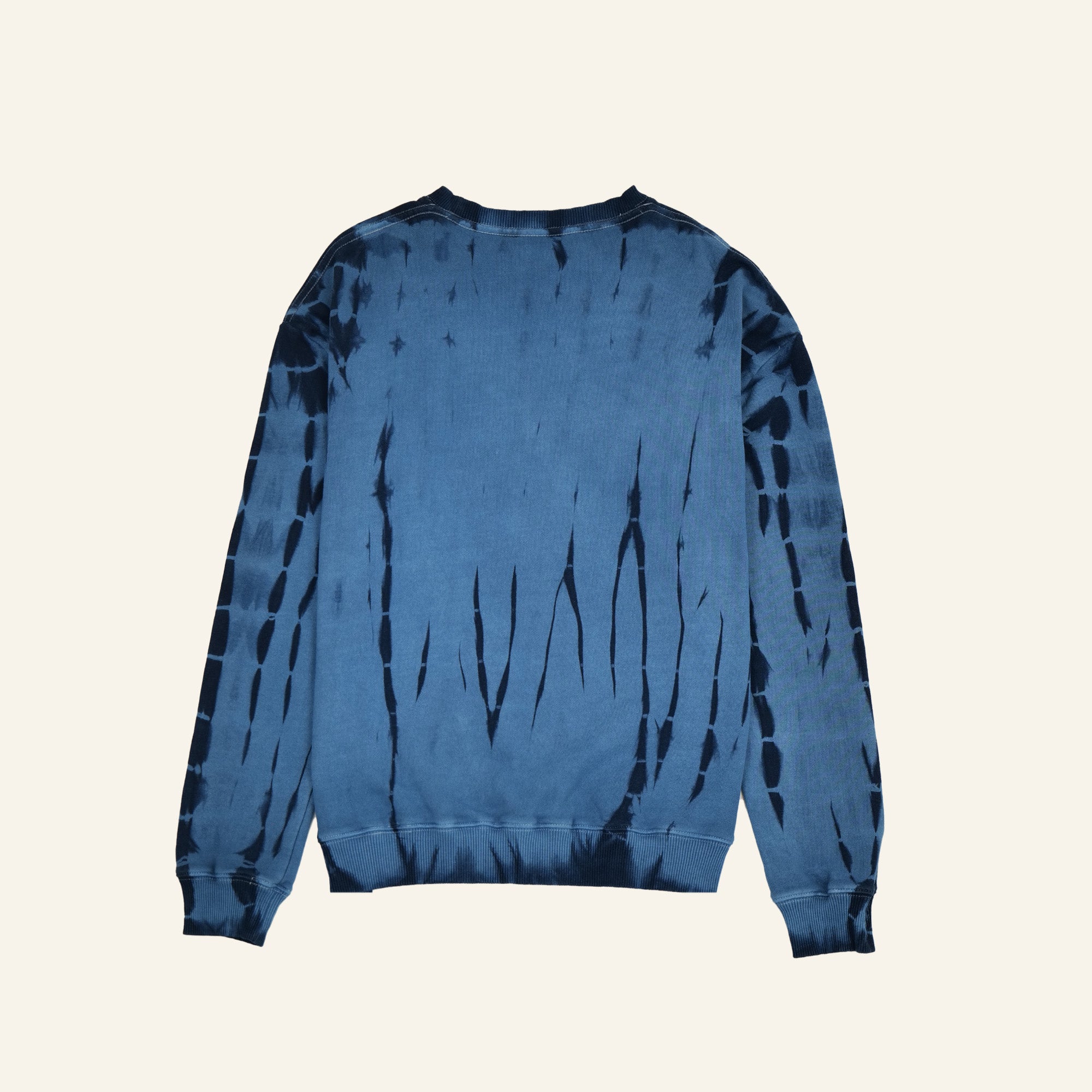 Tie Dye Crewneck Sweater (Indigo)