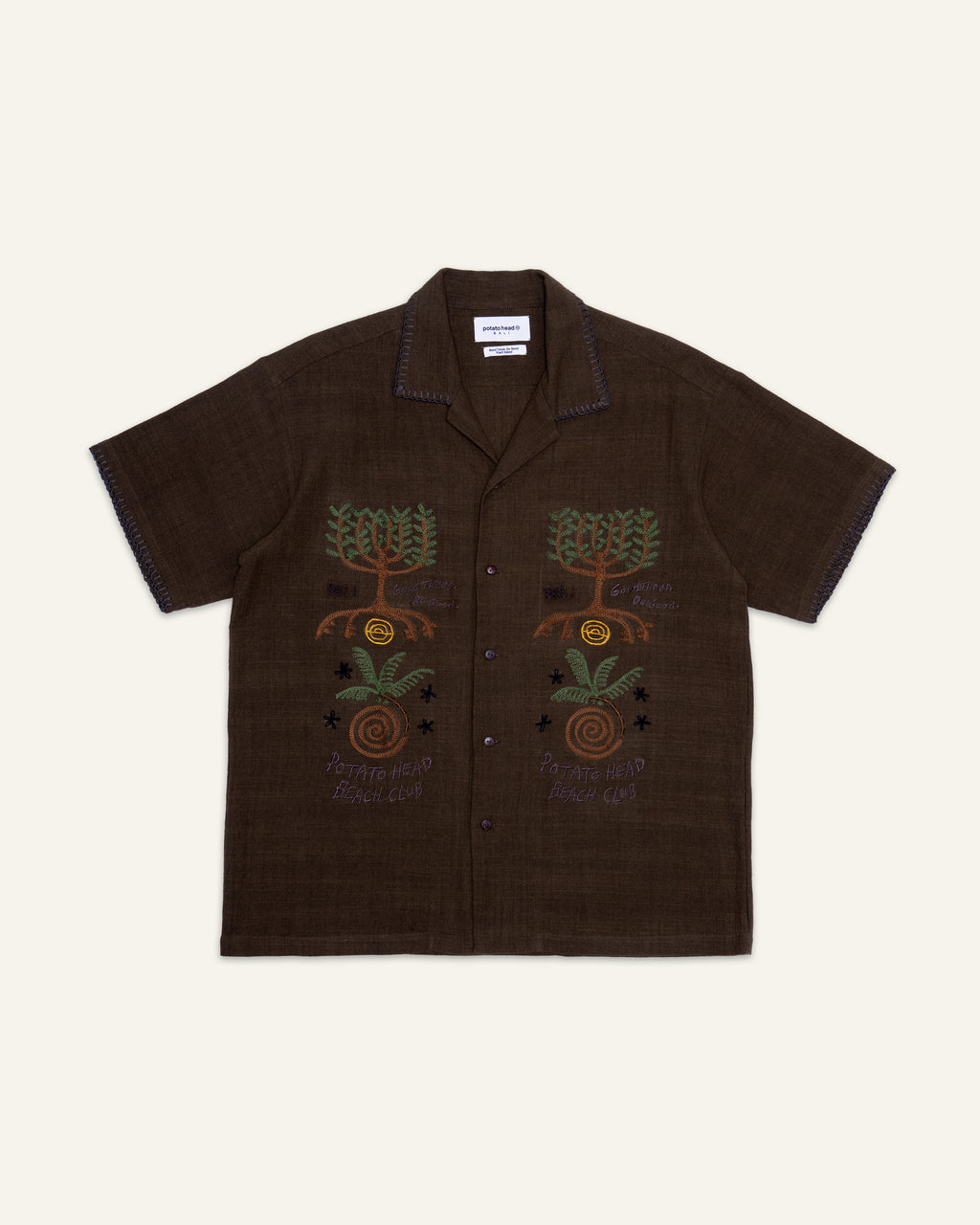 Seeds Of Life Short Sleeve Shirt Olive