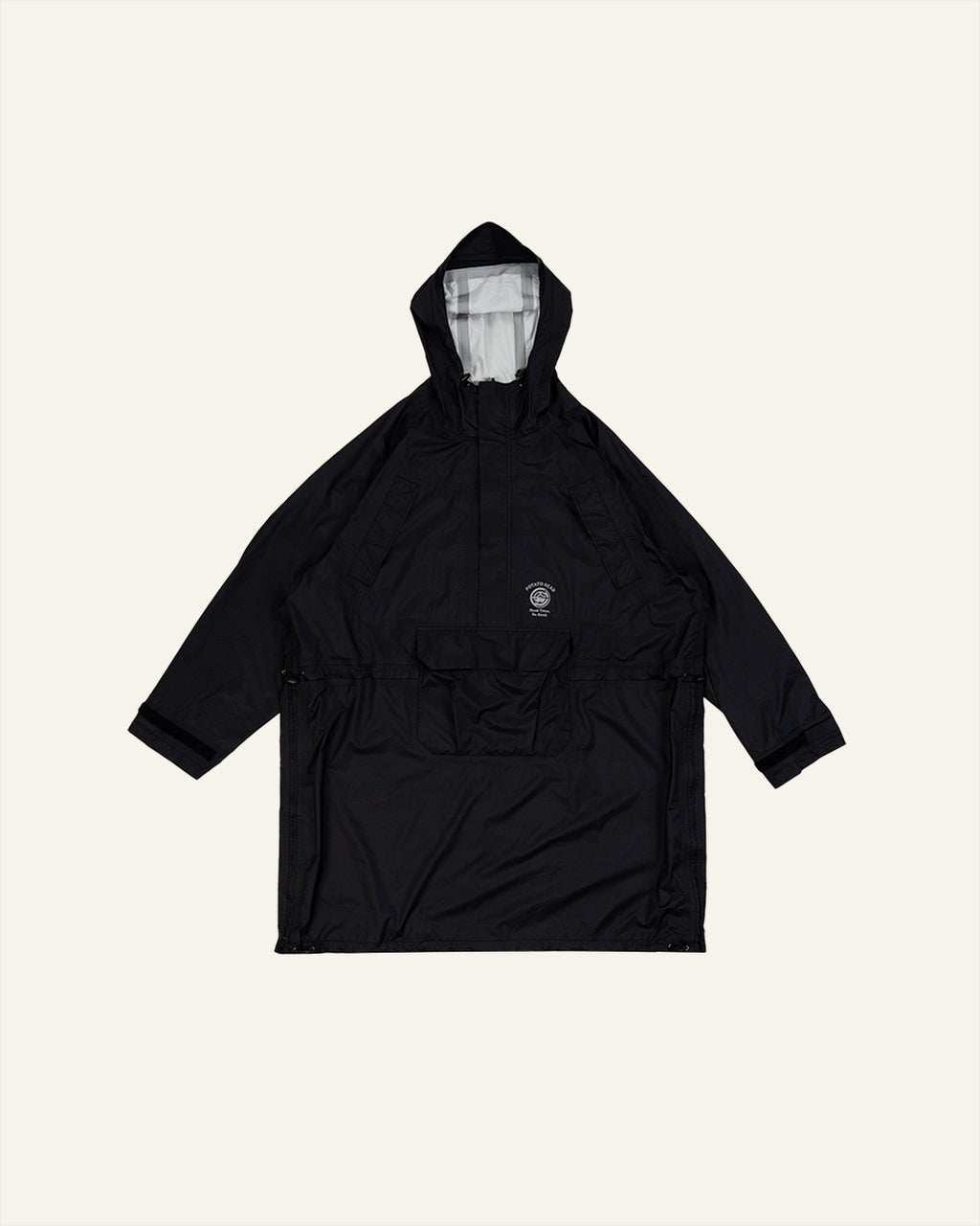 Utility Poncho Black