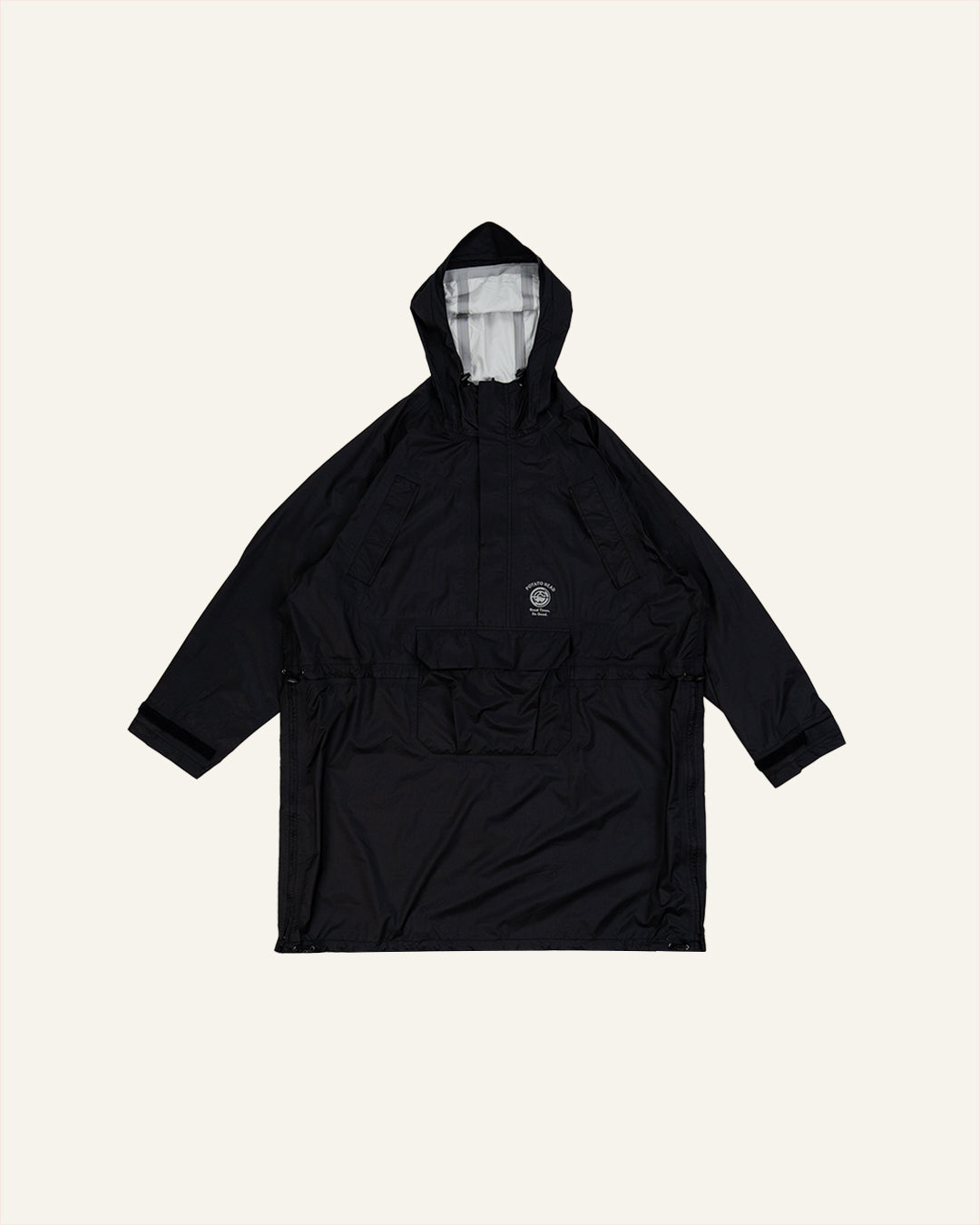 Utility Poncho Black