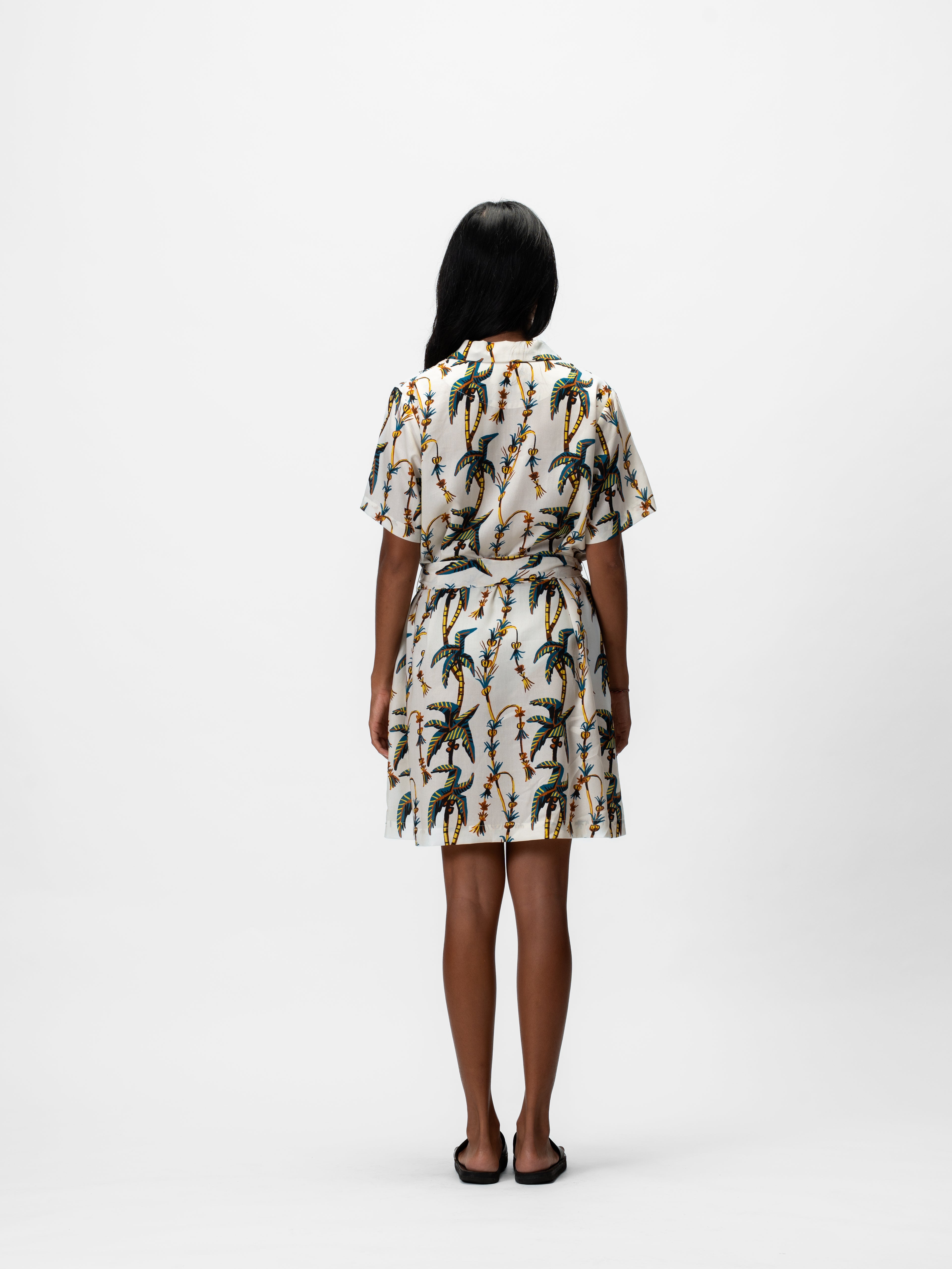 Penjor Shirt Dress Off White