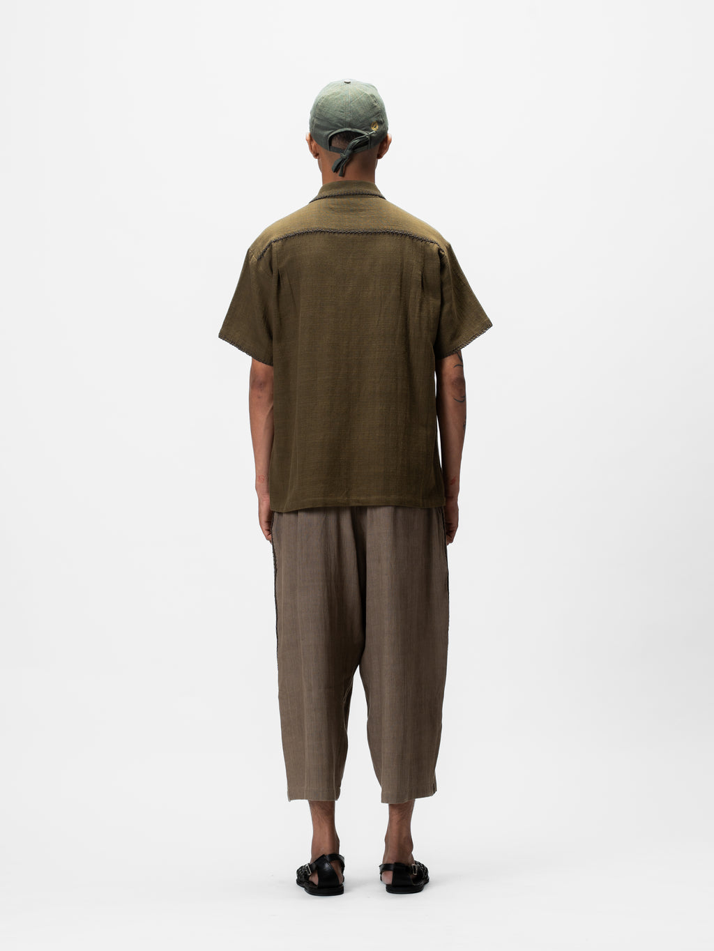 Seeds Of Life Short Sleeve Shirt Olive