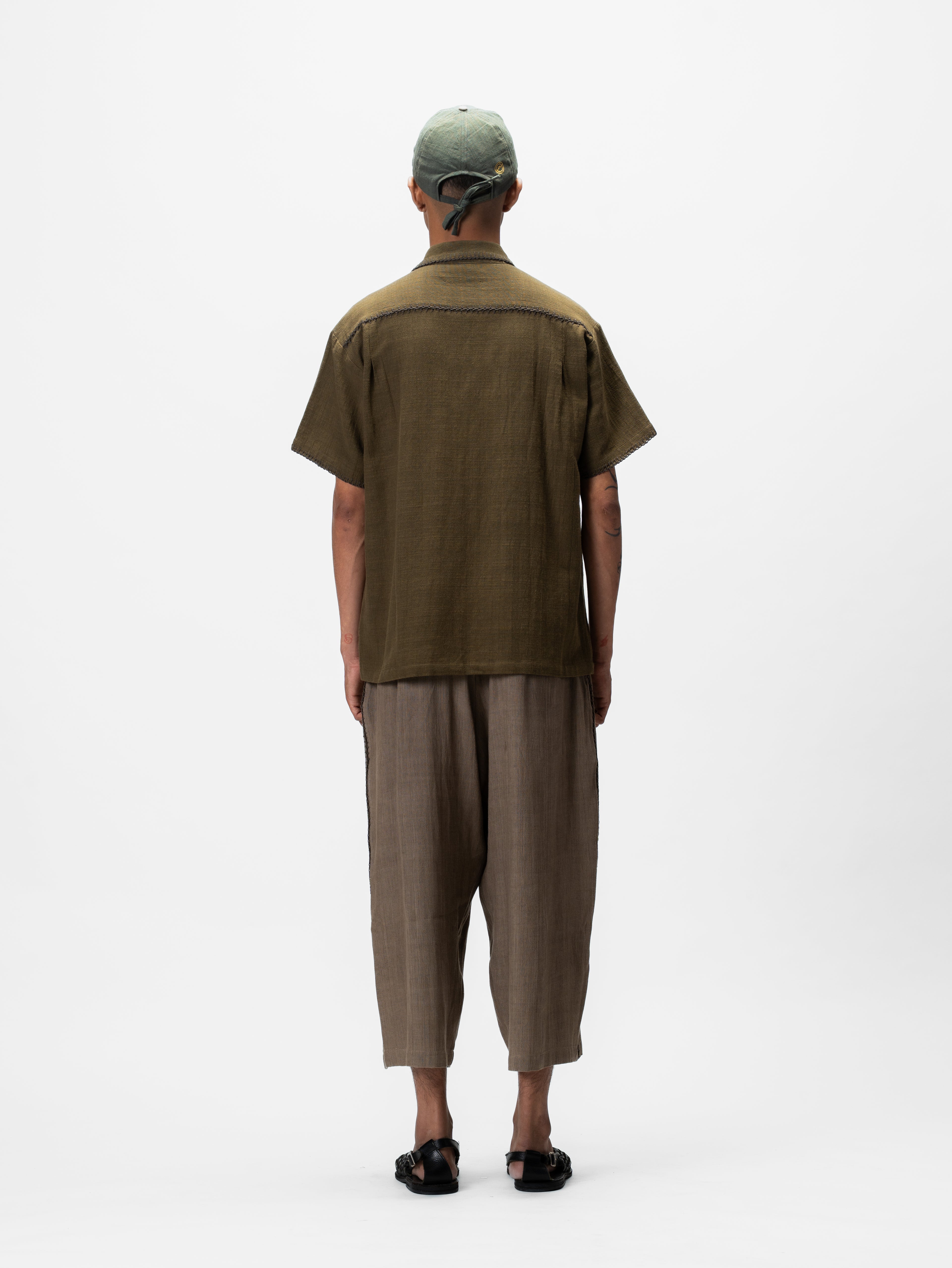 Seeds Of Life Short Sleeve Shirt Olive