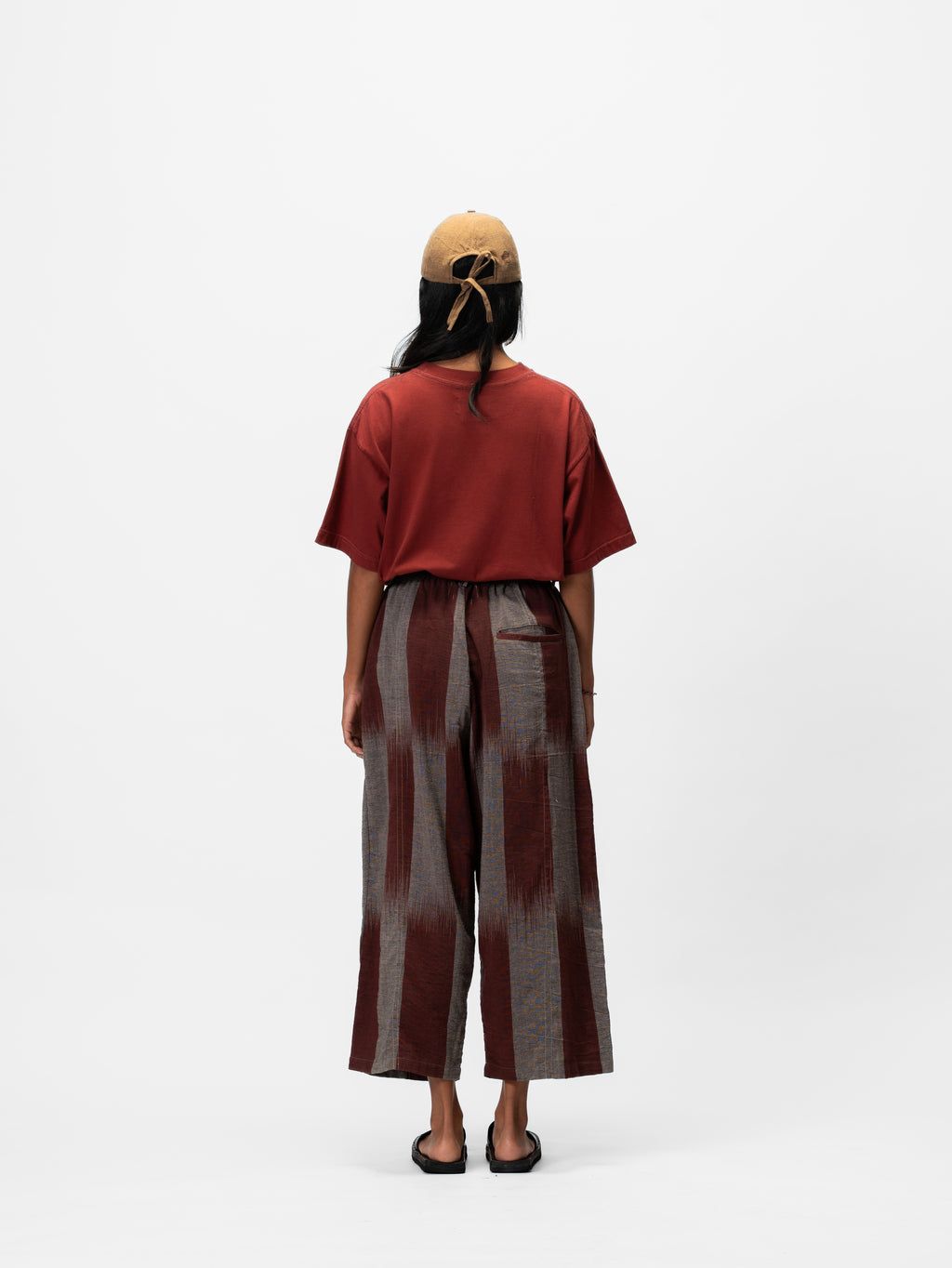Ikat Curve Trousers Grey