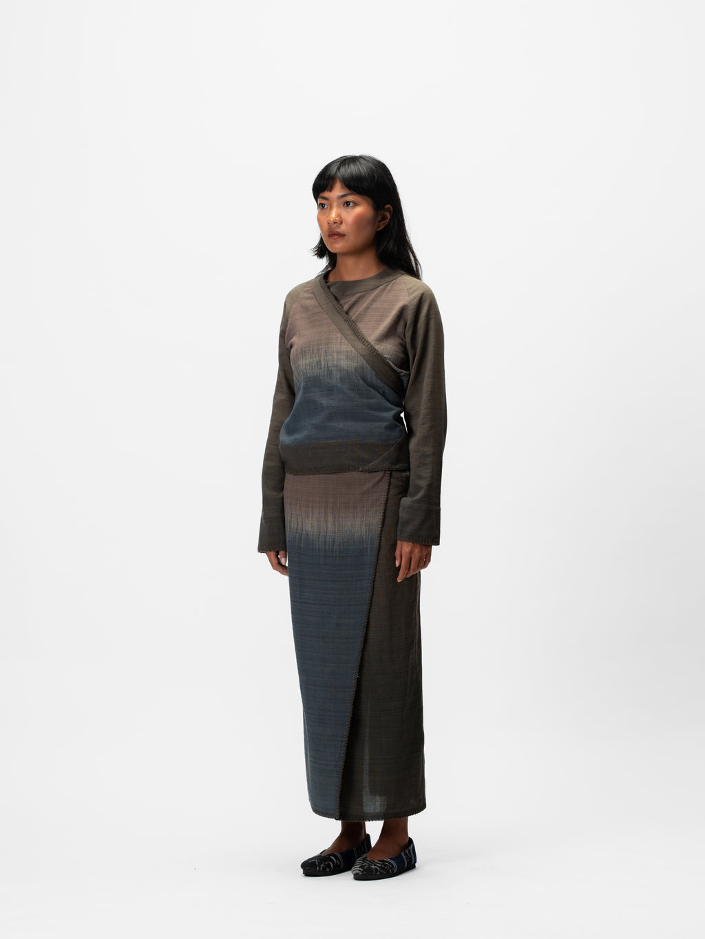 Wrap Ikat Top