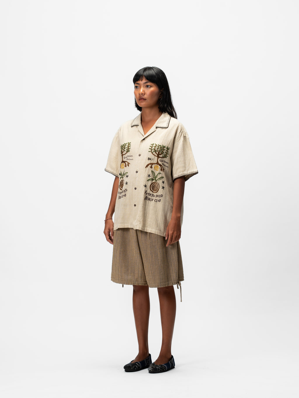 Seeds Of Life Short Sleeve Shirt Off White
