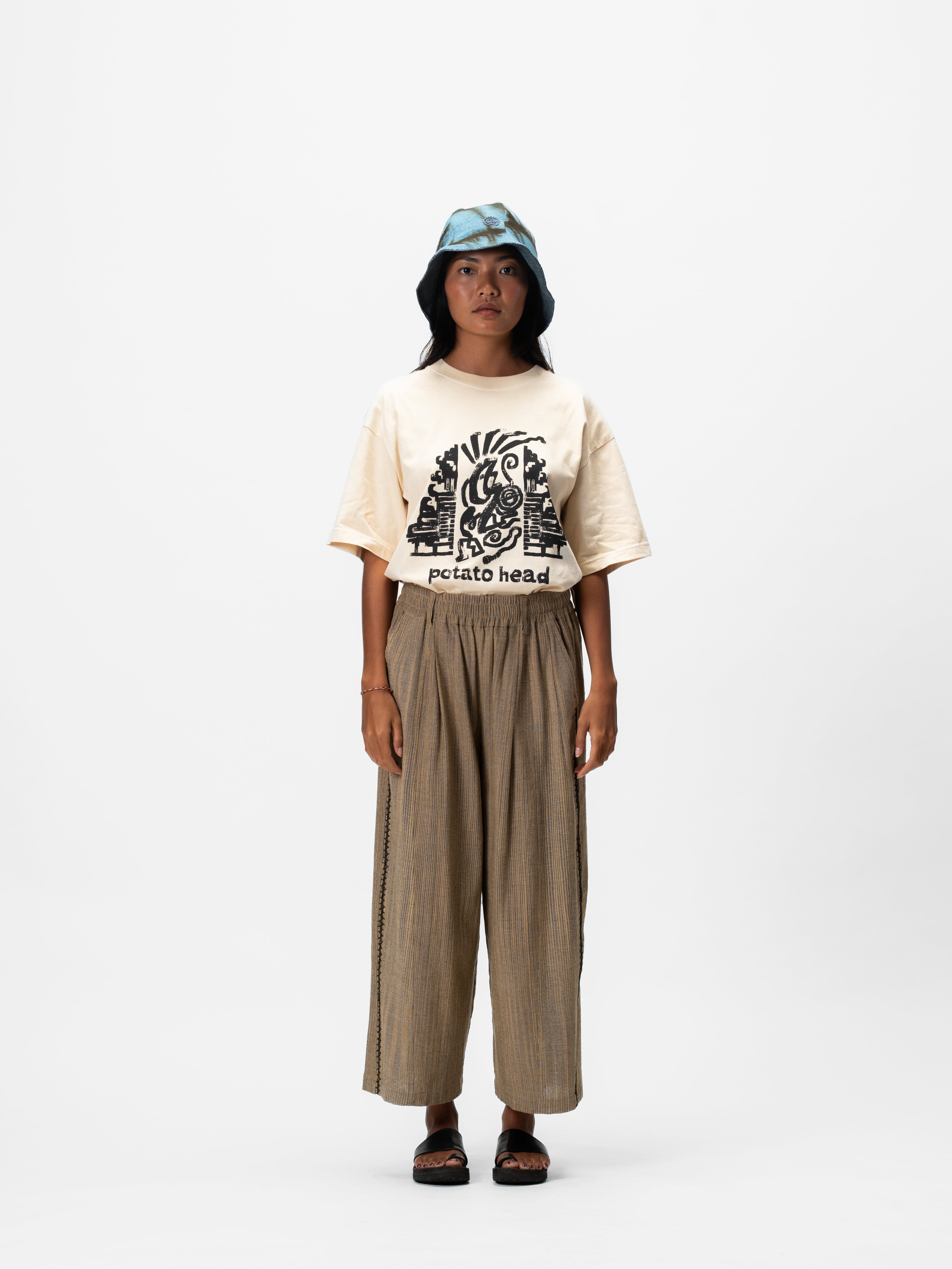 Gapura Plant Dye T-Shirt Natural