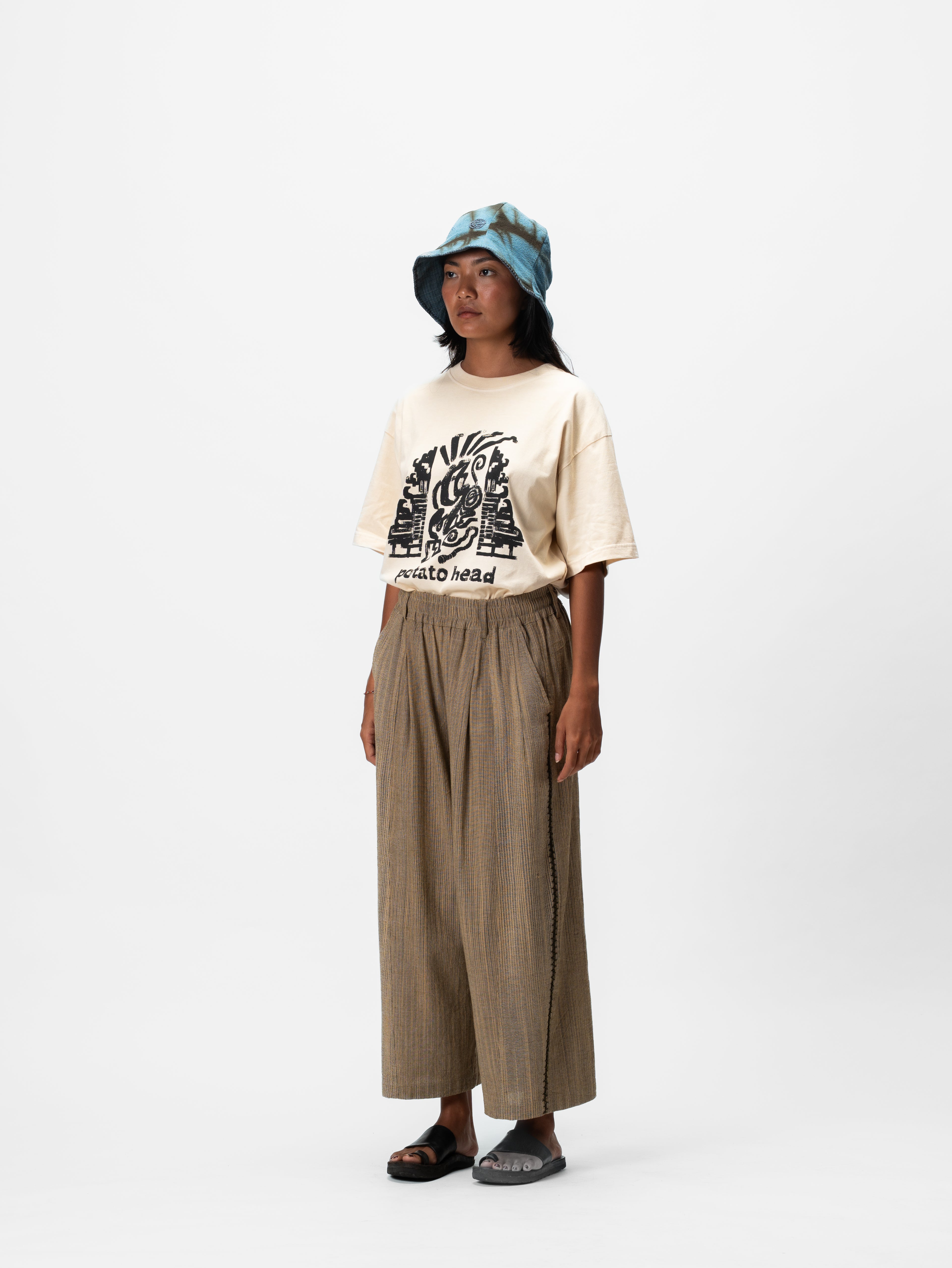 Gapura Plant Dye T-Shirt Natural
