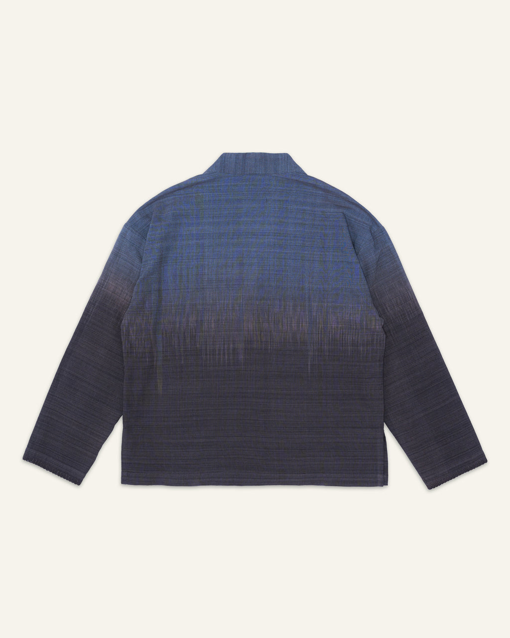 Wrap Ikat Cardigan Blue