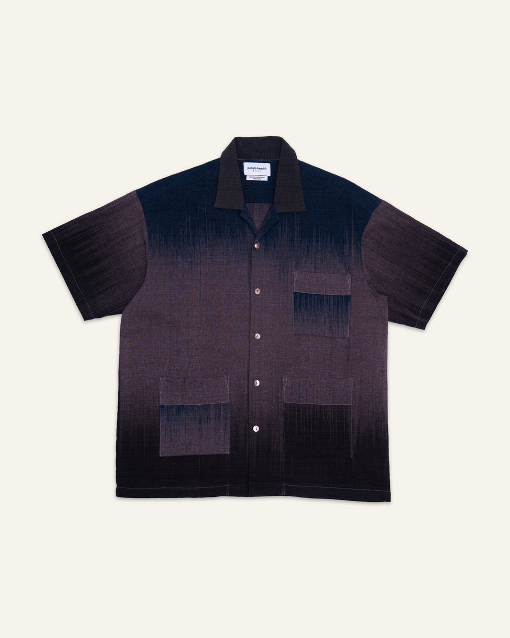Wrap Ikat Safari Shirt